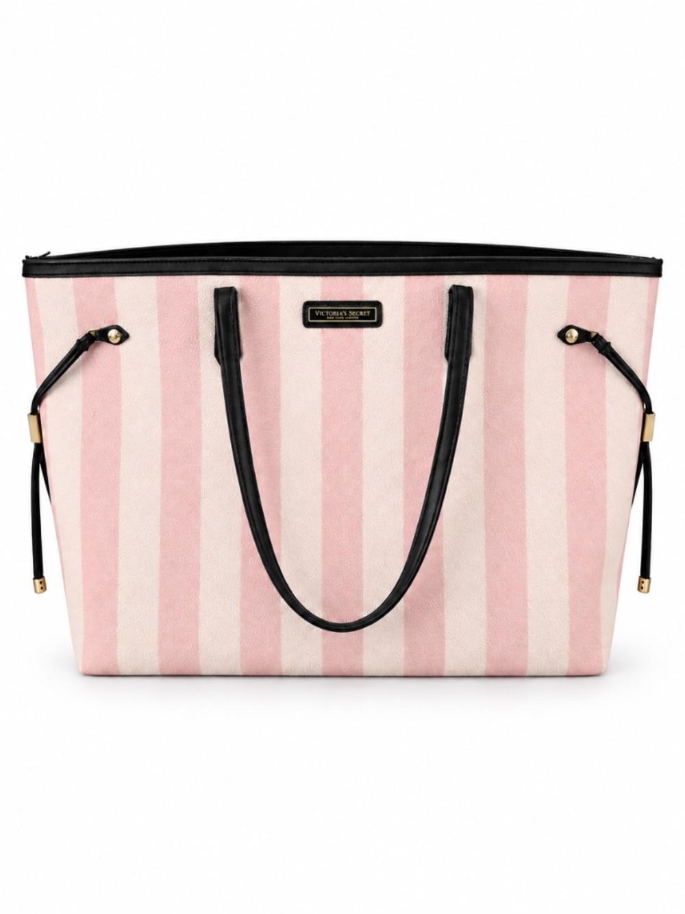 Victoria’s Secret Pink Striped Tote Bag